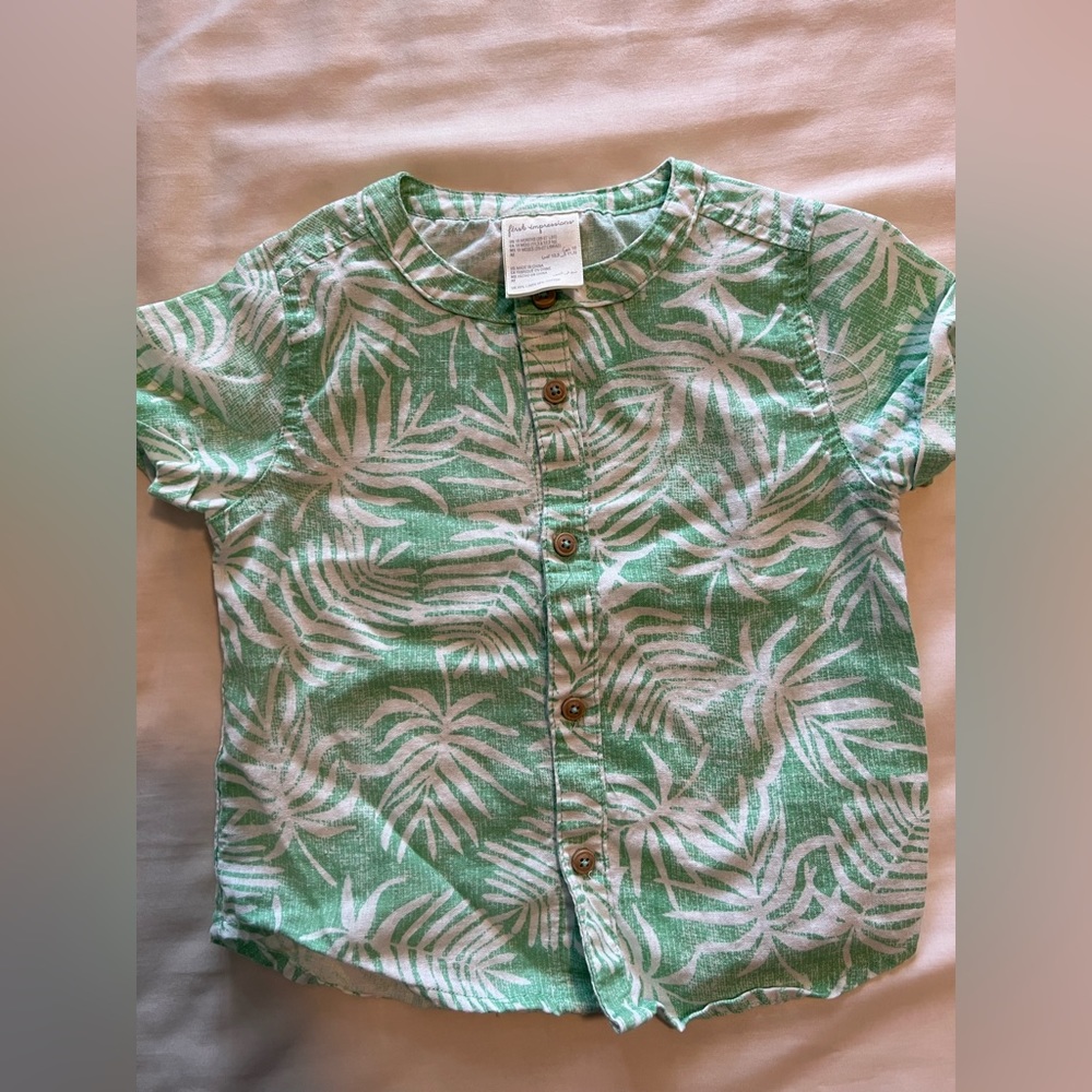 Tropical toddler shirt